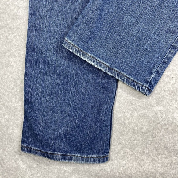 Harley-Davidson Bootcut Jean Women 10 Regular 32x32 Blue Excellent Stretch Biker - Picture 12 of 12